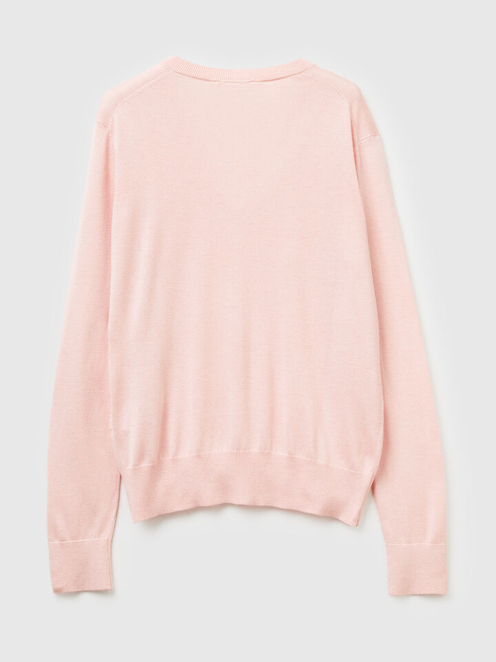 V NECK SWEATER L/S Women image number 6